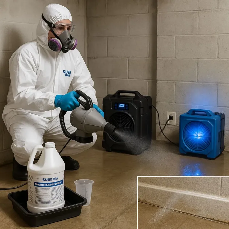 Sanitization and Odor Removal process in Montecito, CA